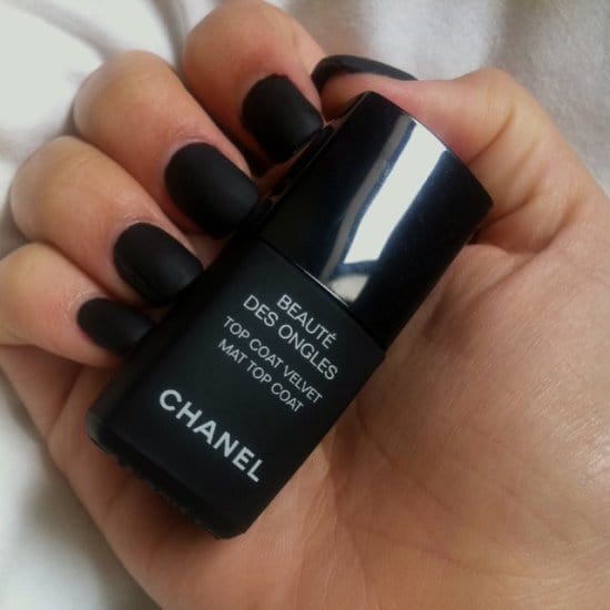 Matte Black matte nail 