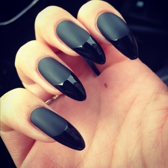 matte nail designs with Witch Claws
