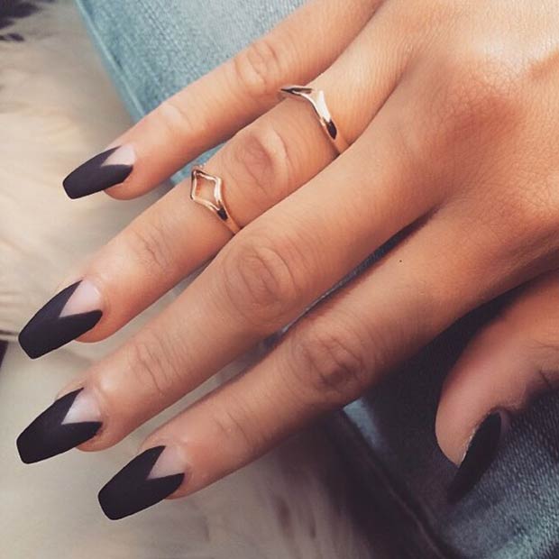 matte nail designs 34