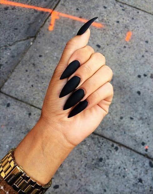 matte nail designs 37