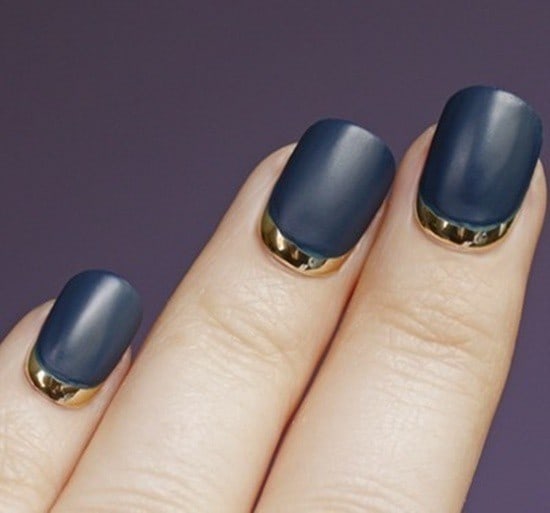  Cobalt Blue matte nail