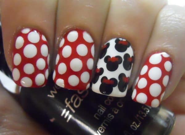 mickey mouse nail designs 4