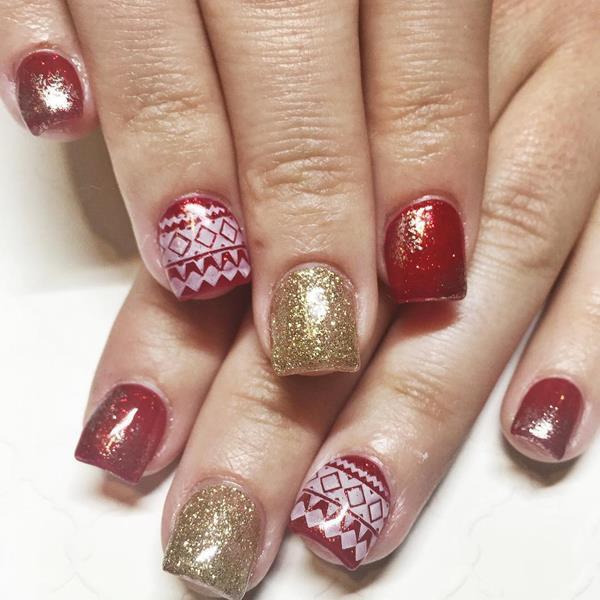  Christmas nail design for kids 