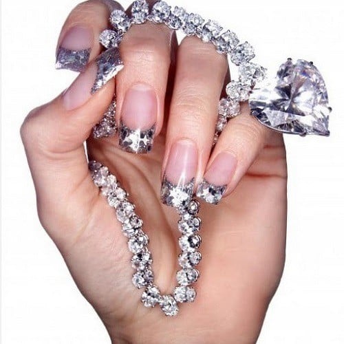 nail designs with diamonds 11