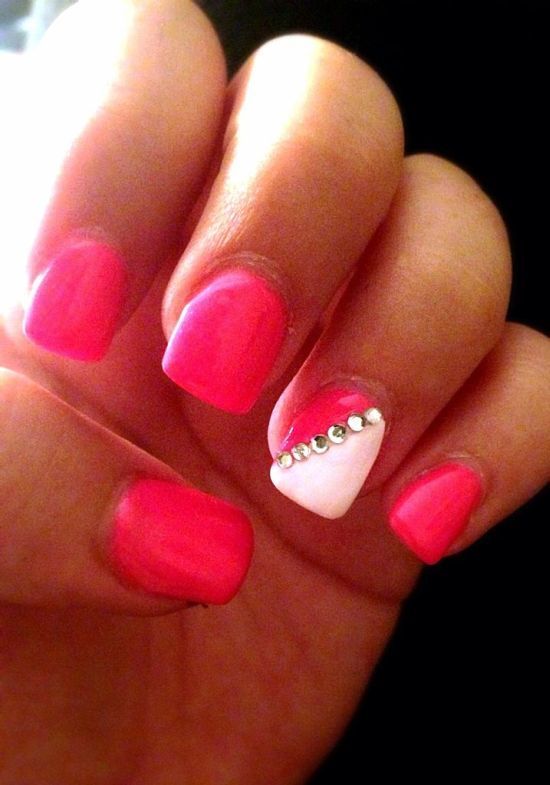 nail designs with diamonds 19