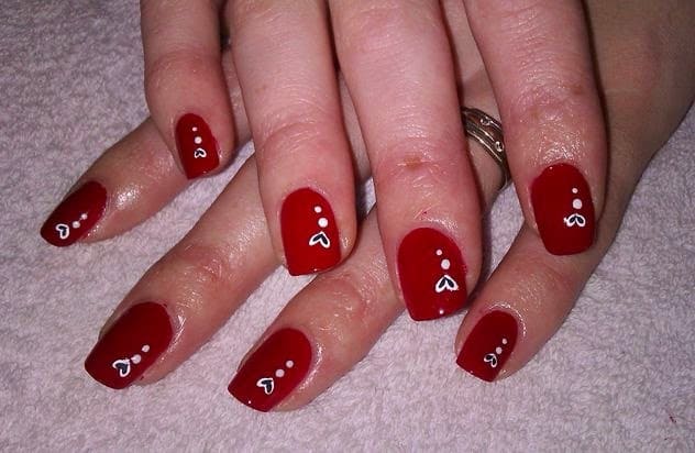  Scarlet Love nail designs 