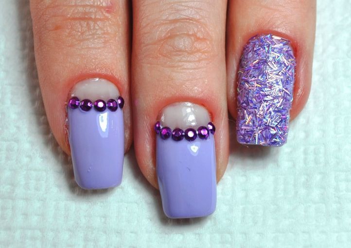 nail designs with rhinestones 20