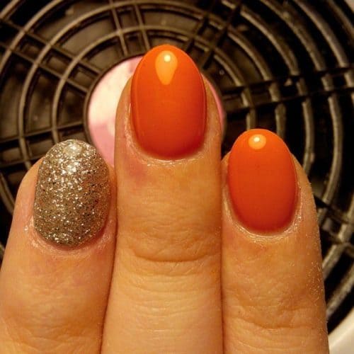 orange nail designs 8