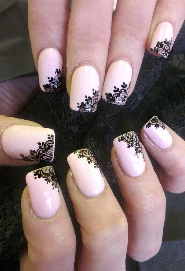 12 Hot Pink And Black Nail Designs that Are Truly Amazing