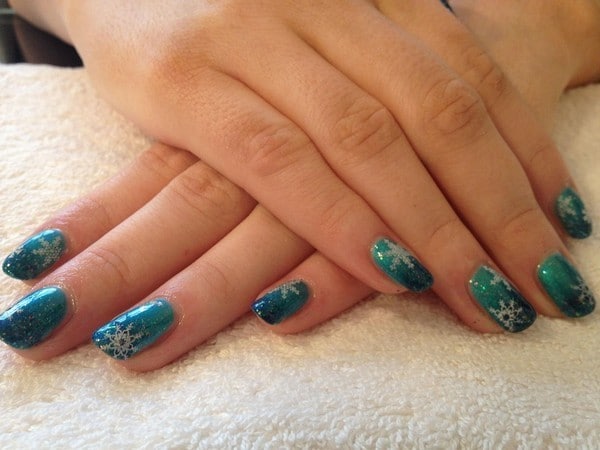 Blue Shellac Nail Designs for Short Nails - wide 8