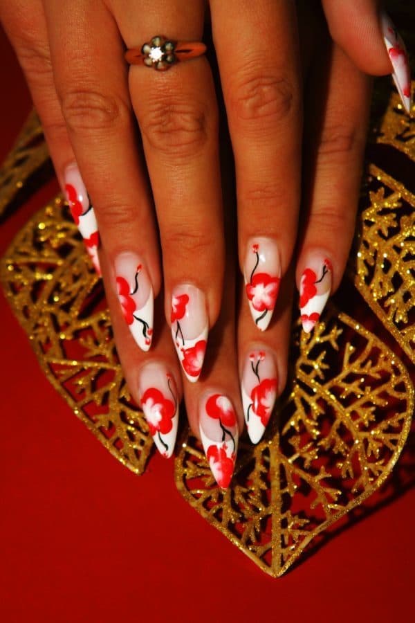 China Town stiletto nail 