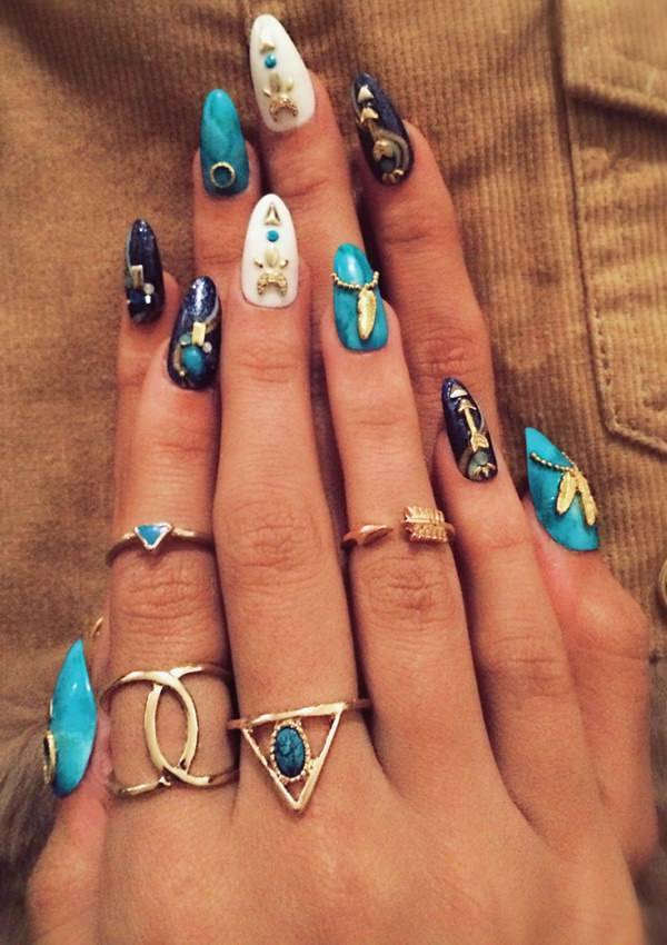 stiletto nail designs 35