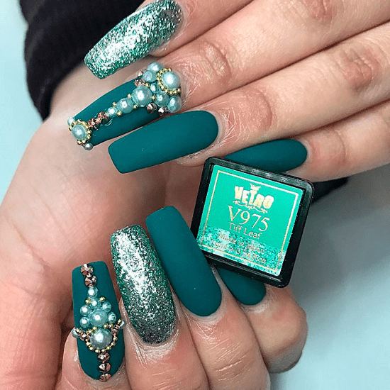 41 Teal Nail Designs You'll Fall In Love With (2021) – NailDesignCode