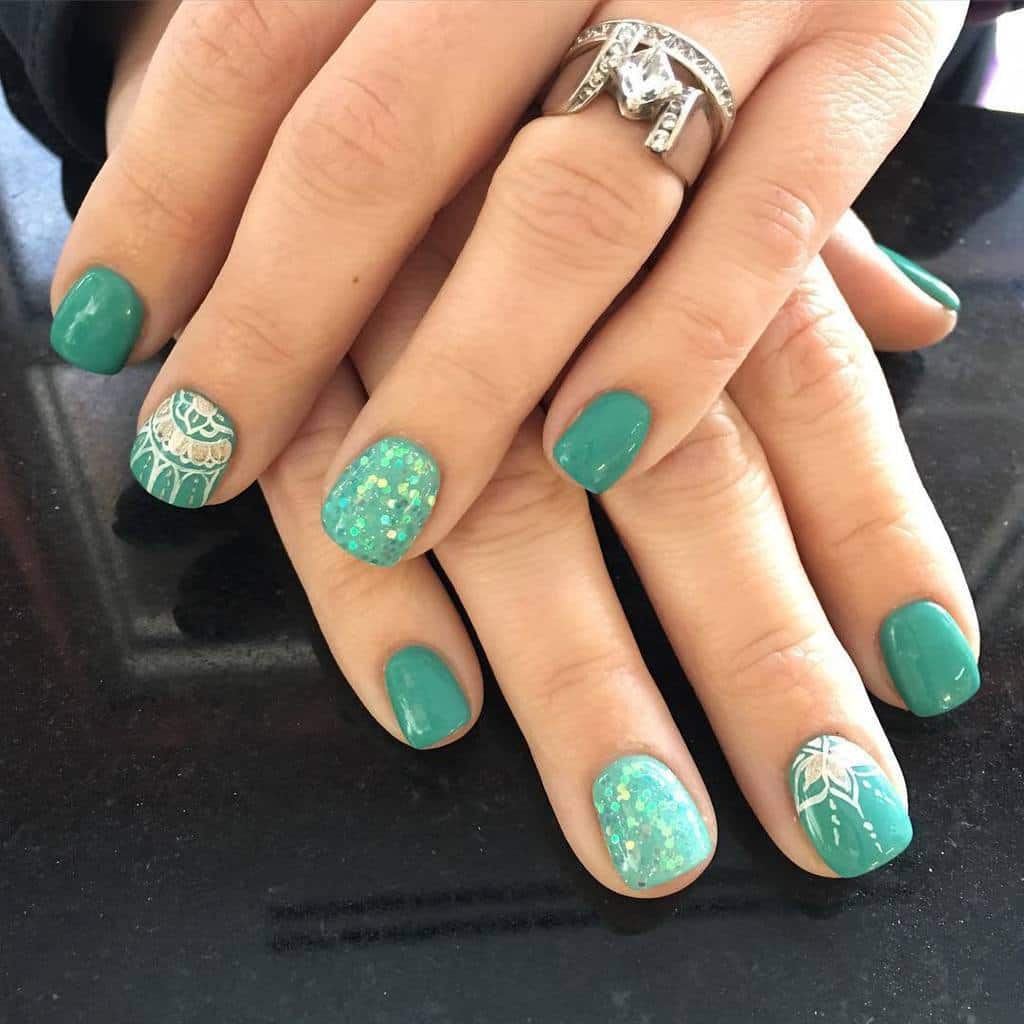 15 Teal Nail Designs You'll Fall In Love With NailDesignCode