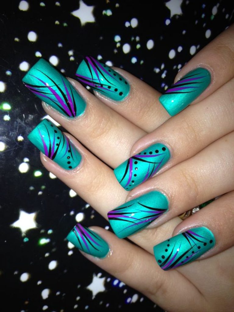 41 Teal Nail Designs You'll Fall In Love With (2023) NailDesignCode