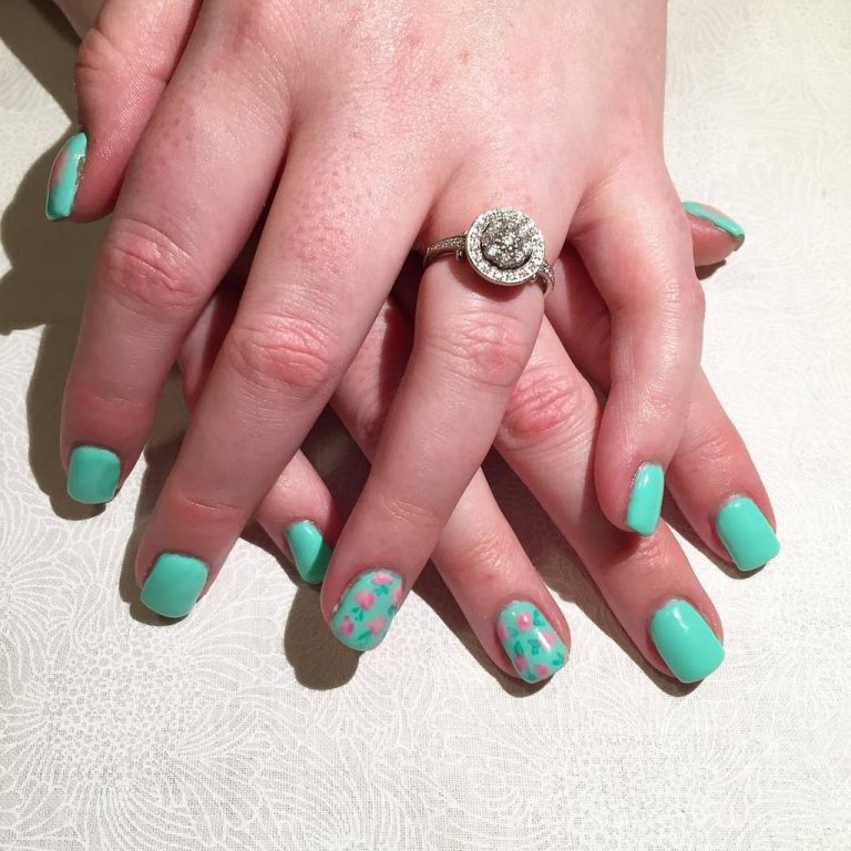 41 Teal Nail Designs You'll Fall In Love With (2024) NailDesignCode