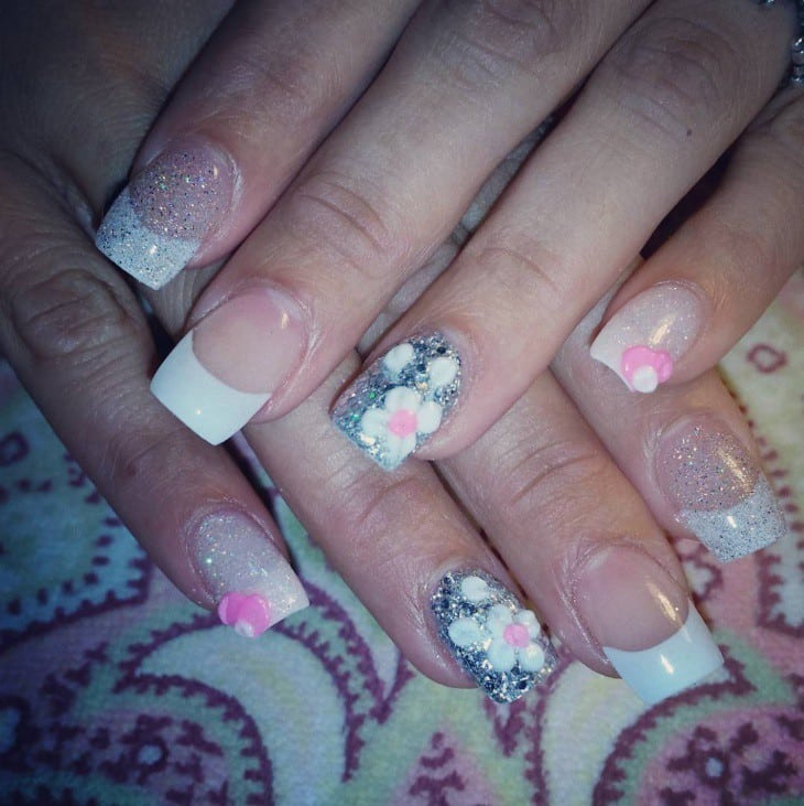 white tip nail designs 9