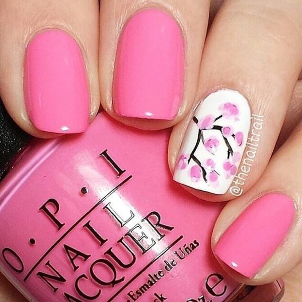 pink-camo-nail-design