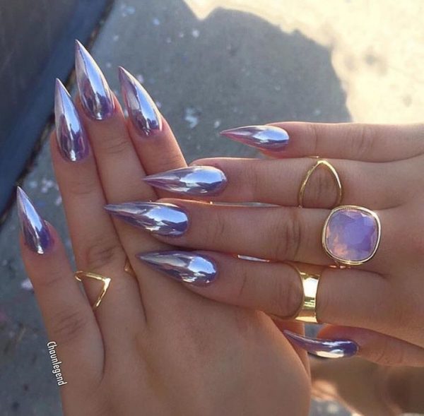 45 Majestic Pointy Nail Design Ideas for 2023 NailDesignCode