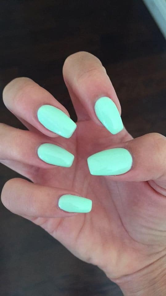 Neon fake nail idea