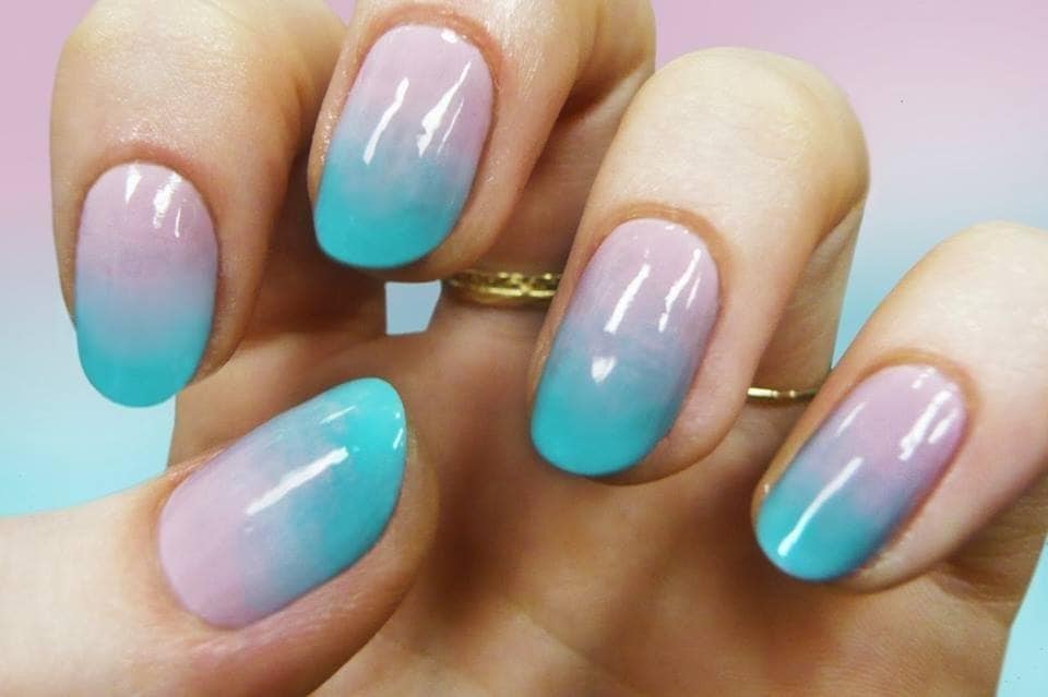 Light fake nail idea