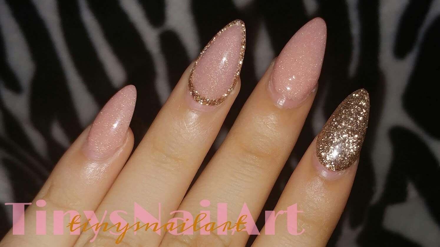 Black and Rose Gold Nail Designs for Long Nails - wide 7