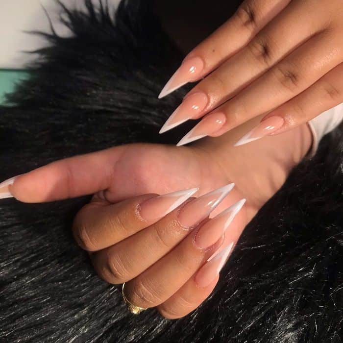 30 Top White Tip Nail Designs This Year – NailDesignCode