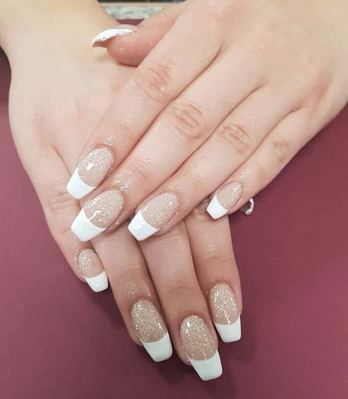 30 Top White Tip Nail Designs This Year NailDesignCode