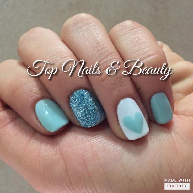 31 Posh Tiffany Blue Nail Polish Designs – NailDesignCode