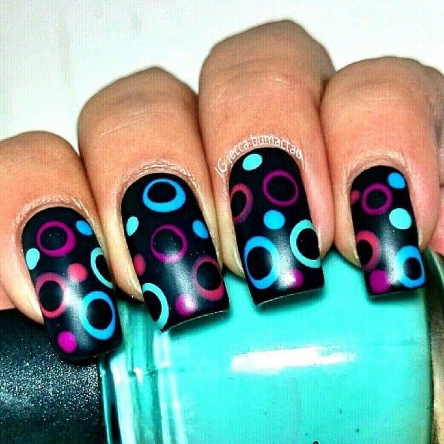 Funky Disco Nail idea for girl