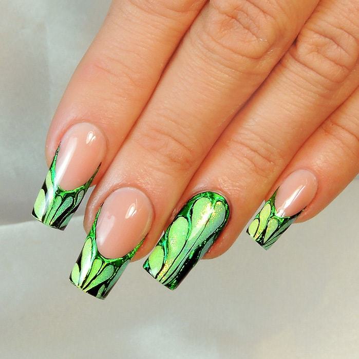 35 Soothing Lime Green Nail Designs to Die for NailDesignCode