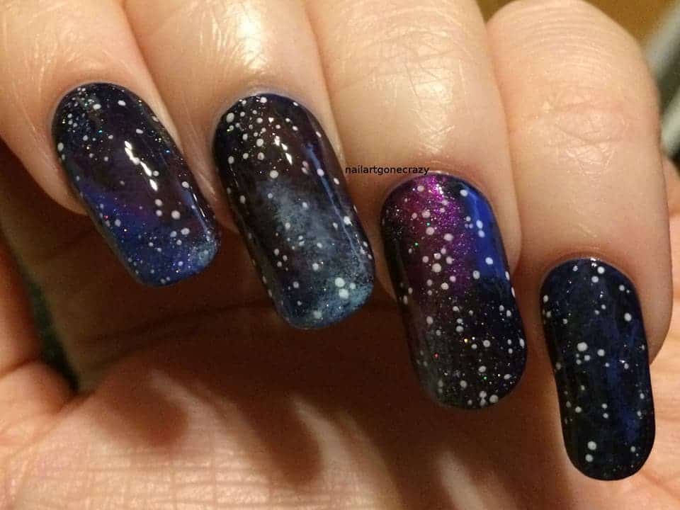 Classic Galaxy Nail Designs