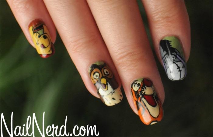 creative owl nail design for kids