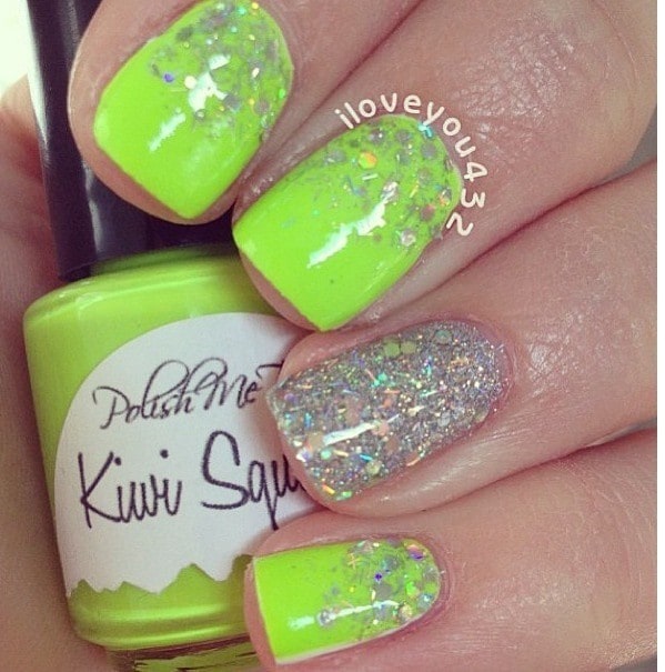 35 Soothing Lime Green Nail Designs to Die for NailDesignCode