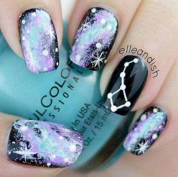 Galaxy Nail Designs