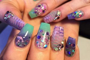 25 Epic Mermaid Nail Designs to Rejuvenate Under The Sea Vibe