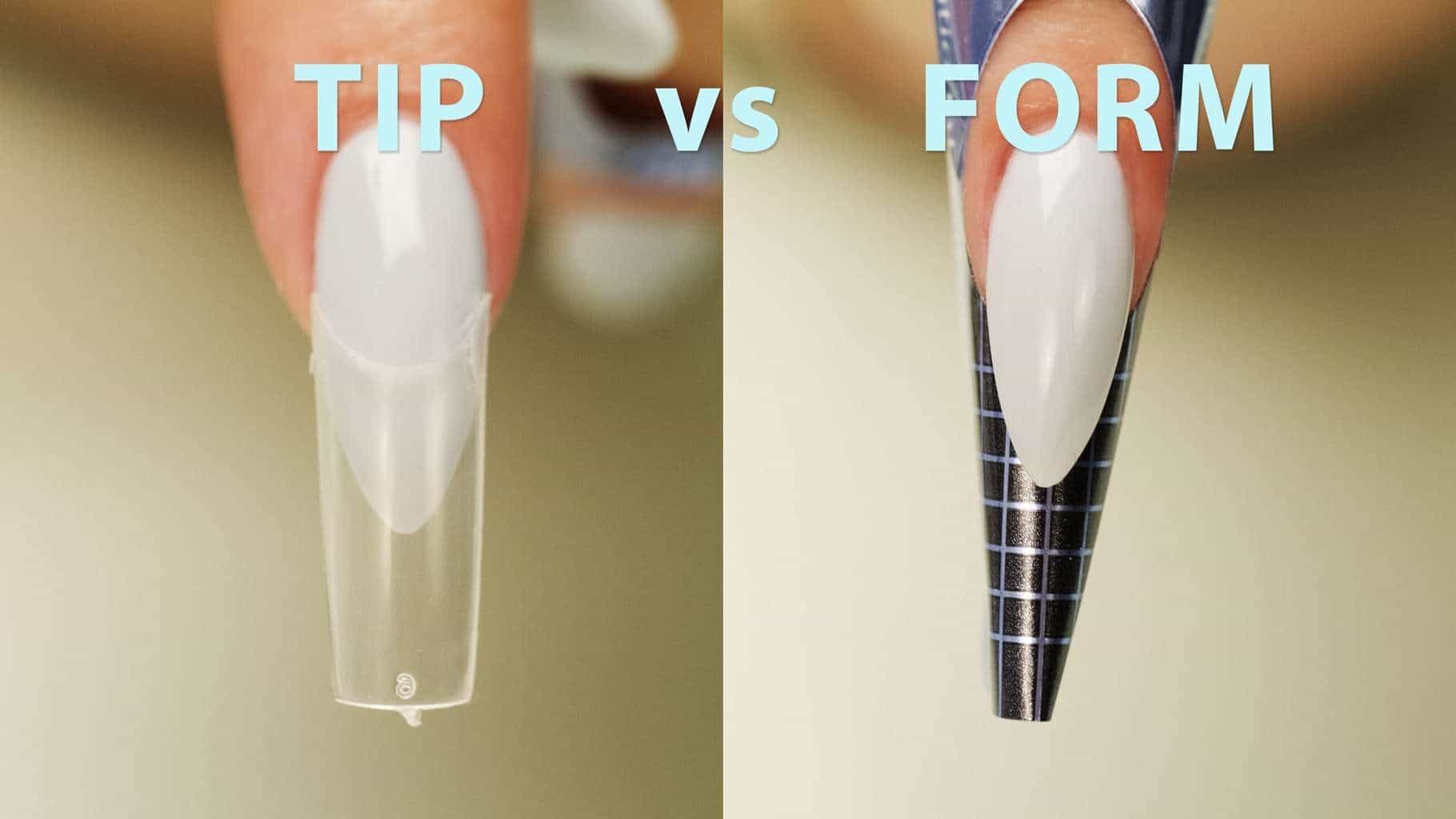 Nail Tip vs Nail Form