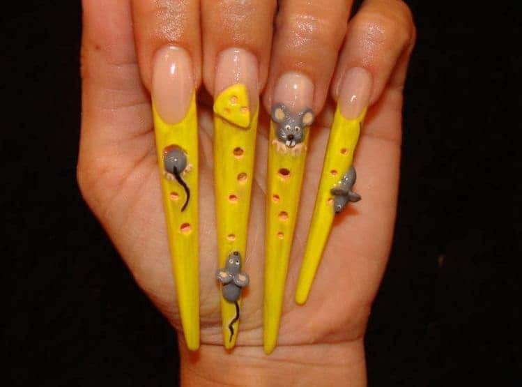 Cheese Louise beautiful nail art