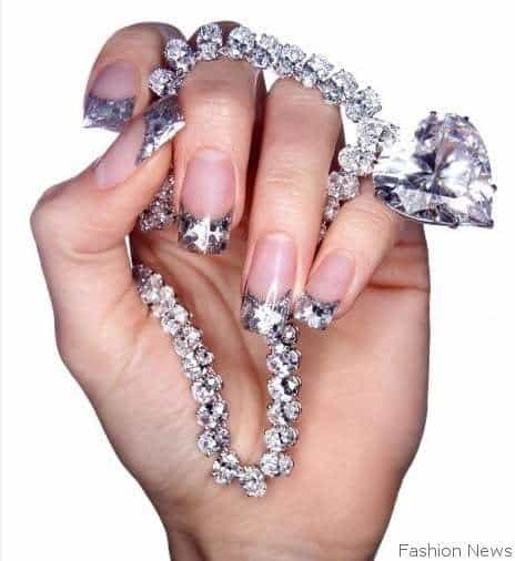 Leighton Denny diamond manicure
