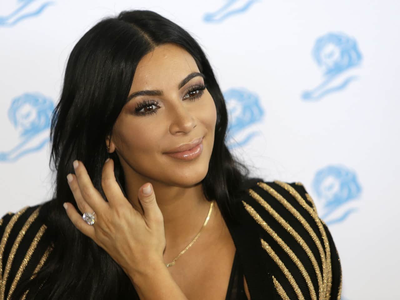 Kim Kardashian Natural Nail design 