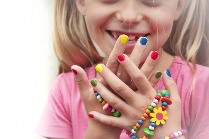 2. Adorable Baby Girl Nail Art Ideas for New Moms - wide 4