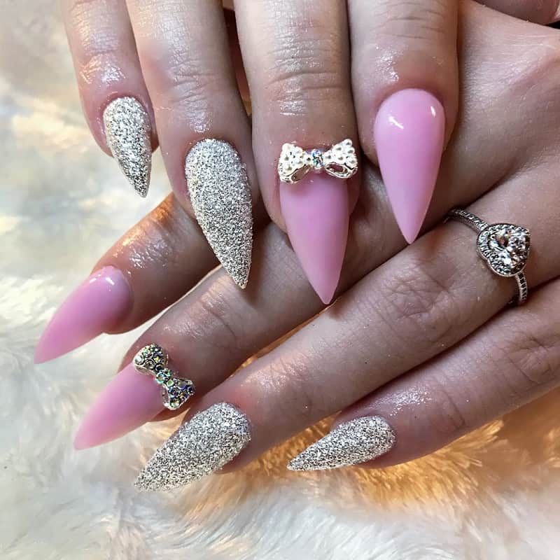 20 Cutest Bow Nail Designs That Are Pleasingly Pretty