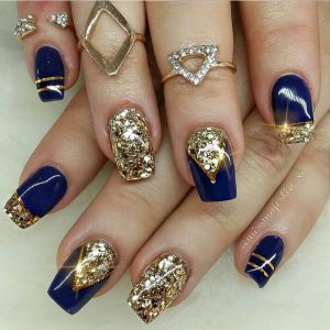 25 Hottest Royal Blue Nail Ideas for 2021 – NailDesignCode