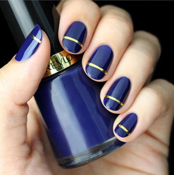 25 Hottest Royal Blue Nail Ideas For 21 Naildesigncode