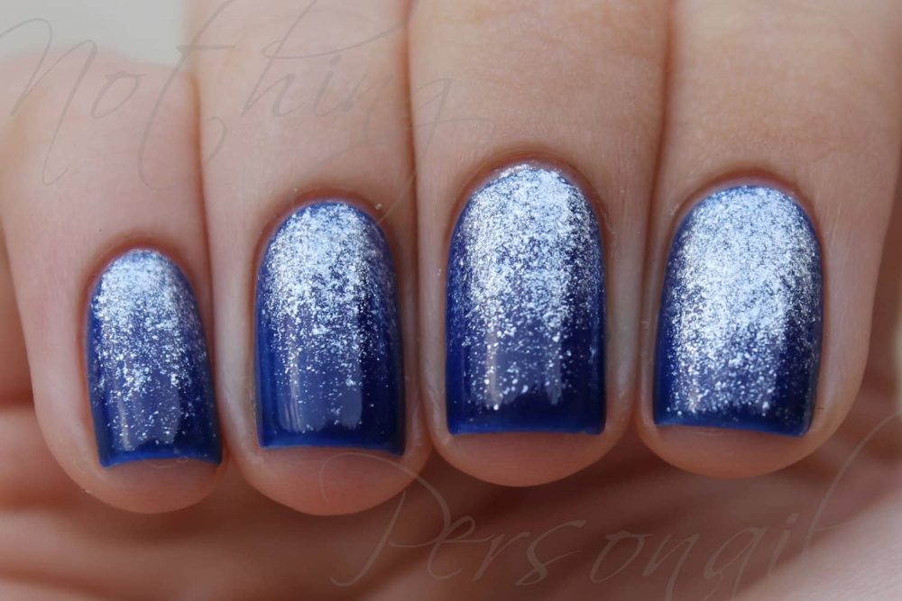 prom queen Royal Blue Nail