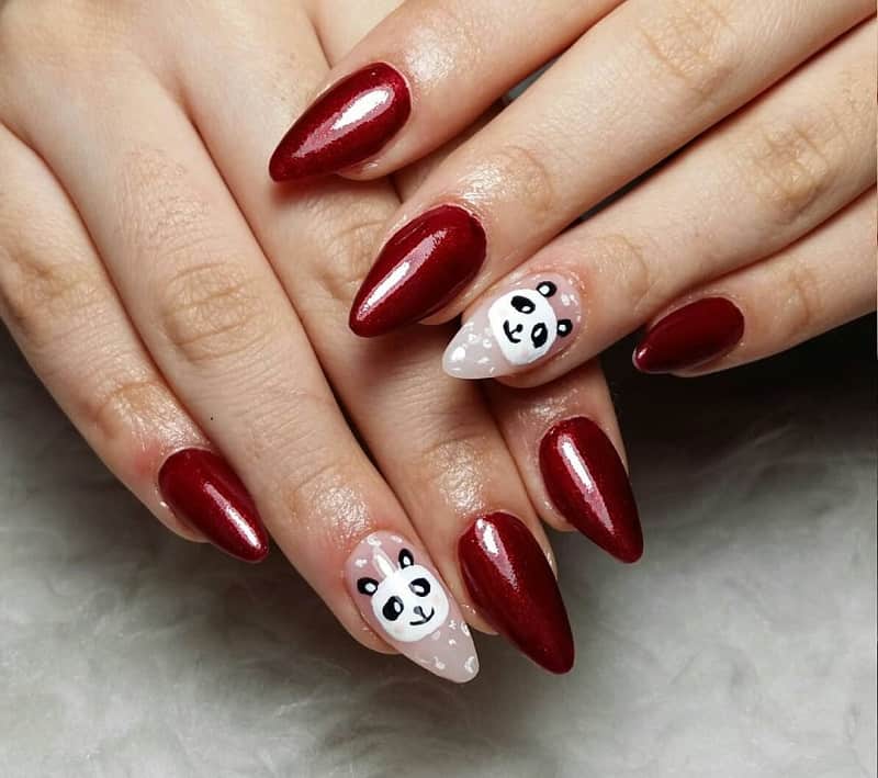 red panda nail designs