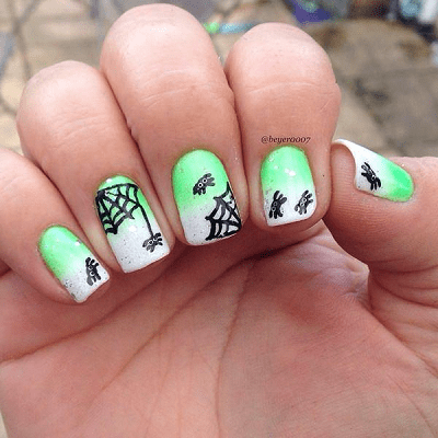 20 Fascinating Light Green, Maroon & Airbrush Nails