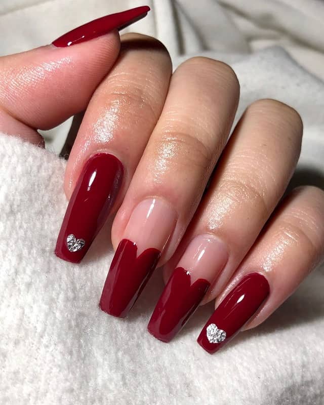 40 Super Hot Maroon Color Nail Polish Ideas – NailDesignCode