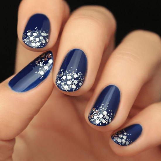 55 Epic Light, Navy & Royal Blue Nail Designs for Classy Girls