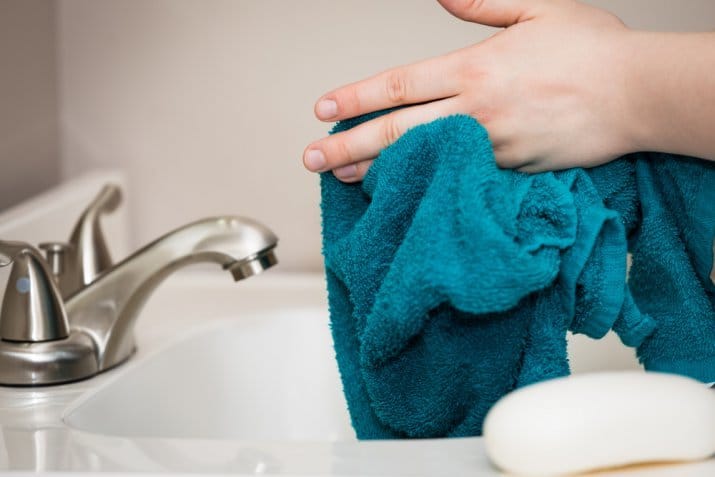 Drying Hands Before Filing Nails